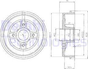 Delphi BF281 - Jarrurumpu inparts.fi