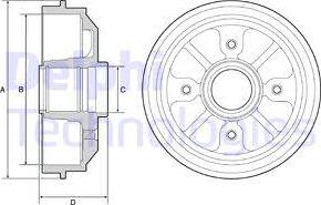 Delphi BF282 - Jarrurumpu inparts.fi