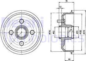 Delphi BF229 - Jarrurumpu inparts.fi