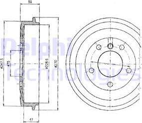 Delphi BF275 - Jarrurumpu inparts.fi