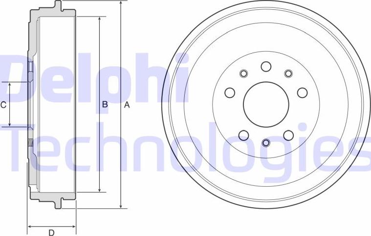 Delphi BF767 - Jarrurumpu inparts.fi