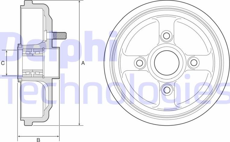 Delphi BFR567 - Jarrurumpu inparts.fi