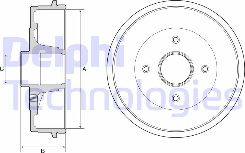 Delphi BFR538 - Jarrurumpu inparts.fi