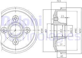 Delphi BFR190 - Jarrurumpu inparts.fi