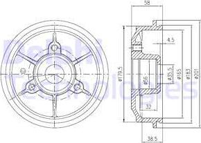 Delphi BFR267 - Jarrurumpu inparts.fi