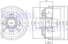 Delphi BFR282 - Jarrurumpu inparts.fi