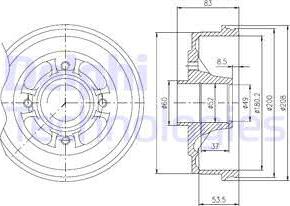 Delphi BFR272 - Jarrurumpu inparts.fi