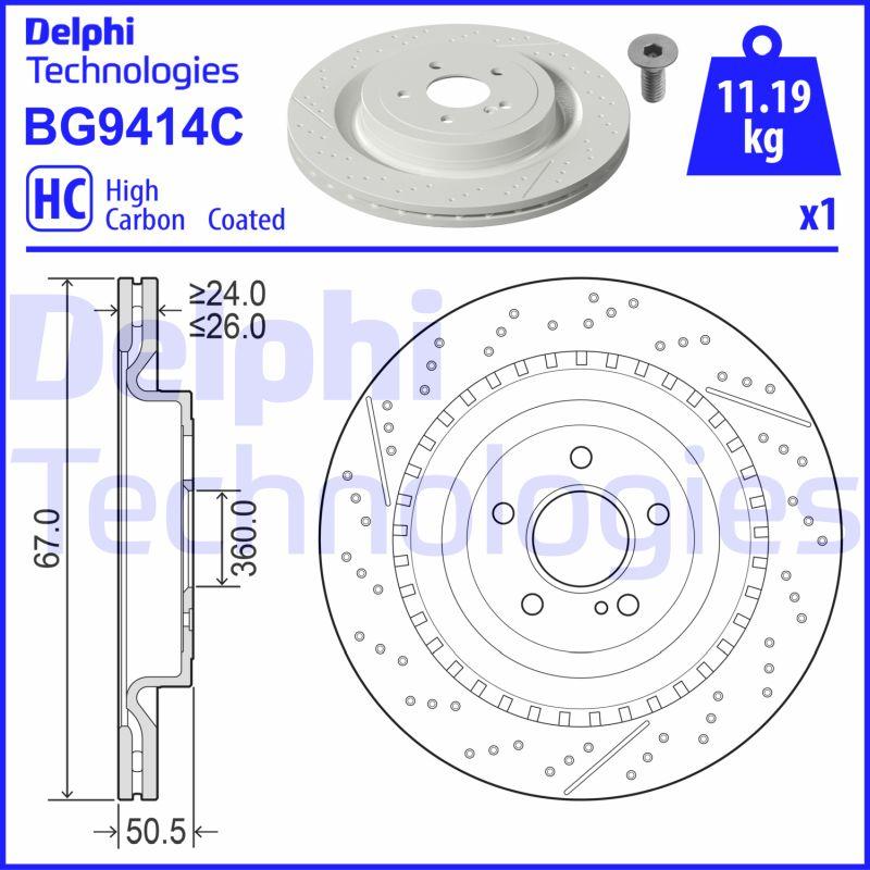 Delphi BG9414C - Jarrulevy inparts.fi