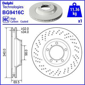 Delphi BG9416C - Jarrulevy inparts.fi