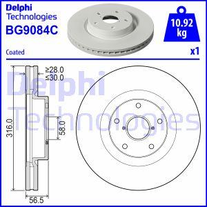 Delphi BG9084C - Jarrulevy inparts.fi