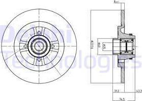 Delphi BG9025RS - Jarrulevy inparts.fi