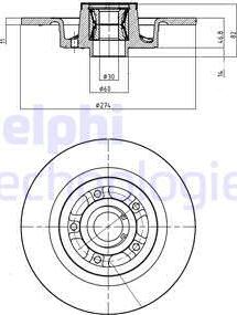 Delphi BG9026RSC - Jarrulevy inparts.fi