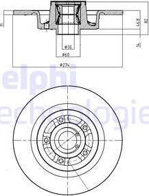 Delphi BG9026RS - Jarrulevy inparts.fi