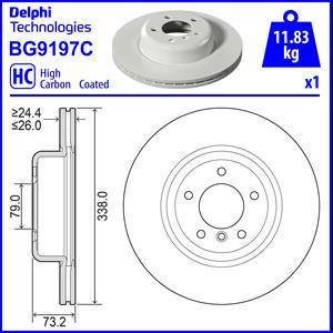 Delphi BG9197C - Jarrulevy inparts.fi