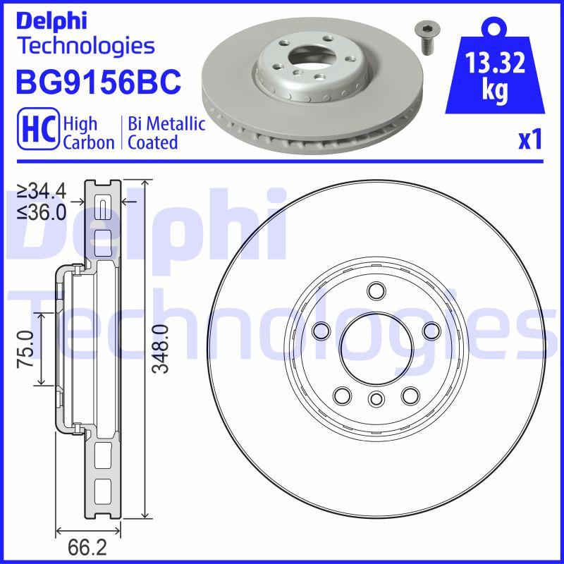 Delphi BG9156BC - Jarrulevy inparts.fi