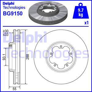 Delphi BG9150 - Jarrulevy inparts.fi