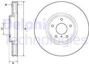 Delphi BG9152 - Jarrulevy inparts.fi