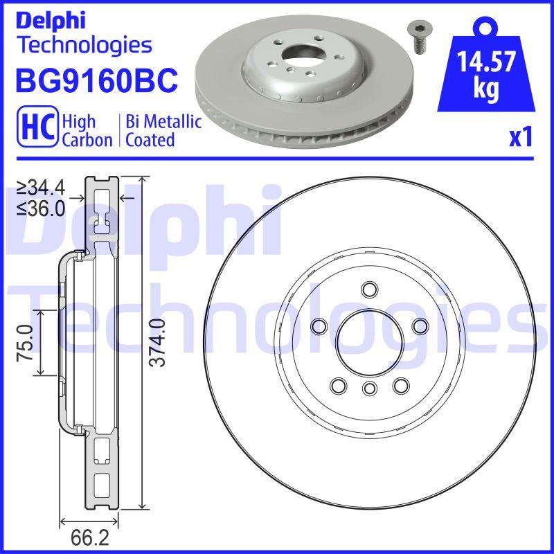 Delphi BG9160BC - Jarrulevy inparts.fi