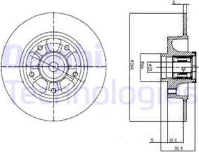 Delphi BG9112RSC - Jarrulevy inparts.fi