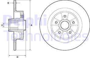 Delphi BG9136RSC - Jarrulevy inparts.fi