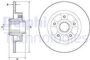 Delphi BG9132RSC - Jarrulevy inparts.fi