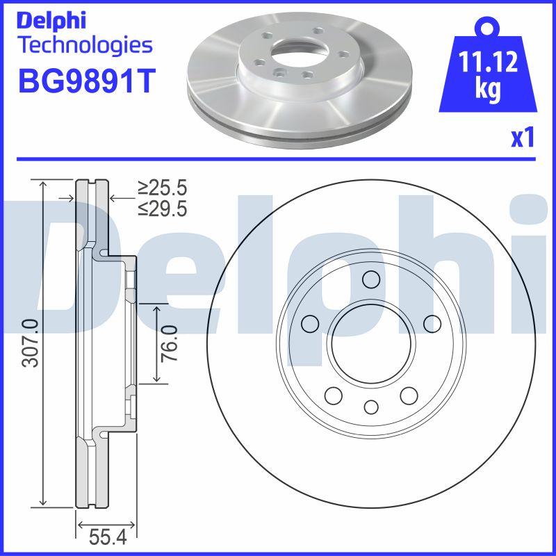 Delphi BG9891T - Jarrulevy inparts.fi