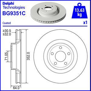 Delphi BG9351C - Jarrulevy inparts.fi