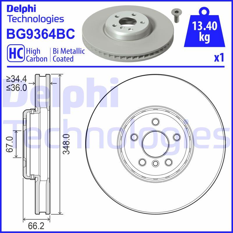 Delphi BG9364BC - Jarrulevy inparts.fi