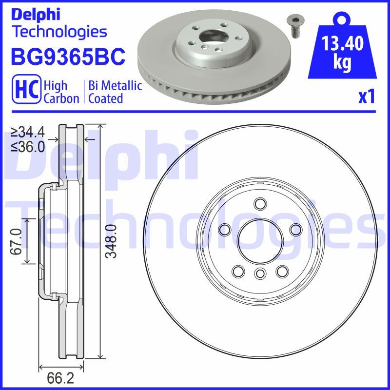 Delphi BG9365BC - Jarrulevy inparts.fi