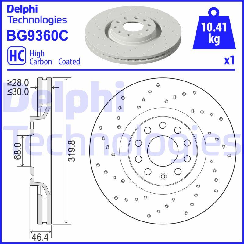 Delphi BG9360C - Jarrulevy inparts.fi