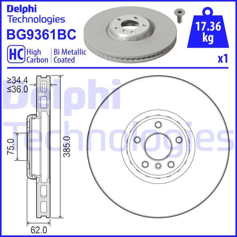 Delphi BG9361BC - Jarrulevy inparts.fi