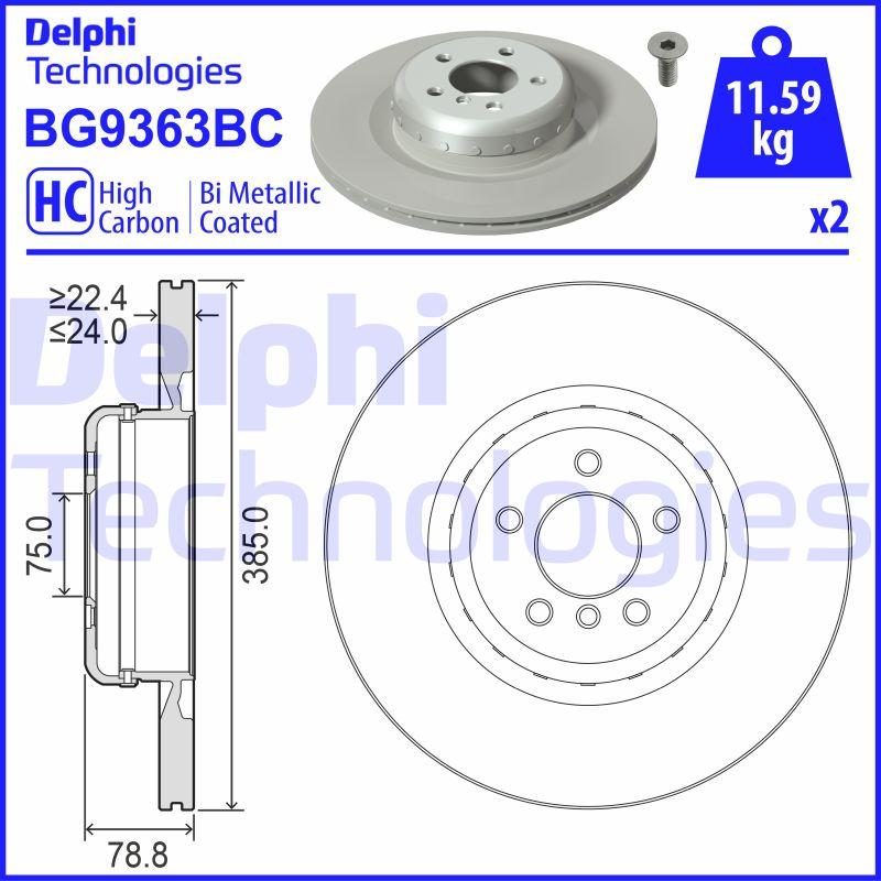 Delphi BG9363BC - Jarrulevy inparts.fi