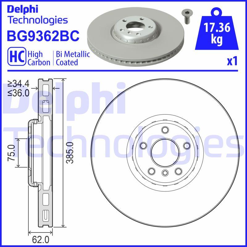 Delphi BG9362BC - Jarrulevy inparts.fi