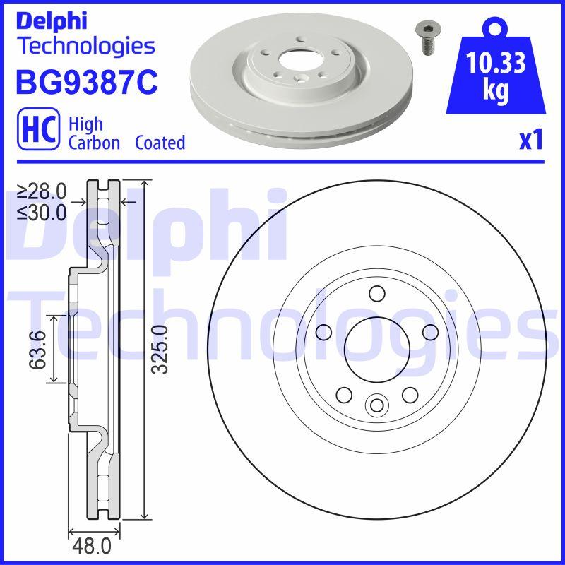 Delphi BG9387C - Jarrulevy inparts.fi