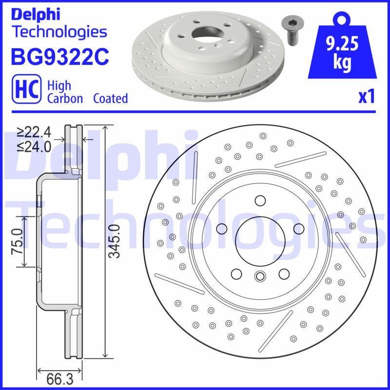 Delphi BG9322C - Jarrulevy inparts.fi