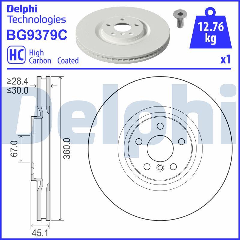 Delphi BG9379C - Jarrulevy inparts.fi