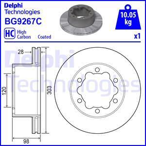 Delphi BG9267C - Jarrulevy inparts.fi