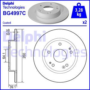 Delphi BG4997C - Jarrulevy inparts.fi