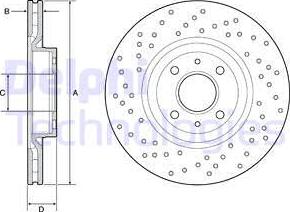 Delphi BG4943C - Jarrulevy inparts.fi