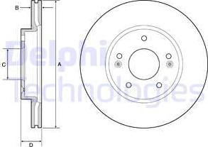 Delphi BG4955C - Jarrulevy inparts.fi