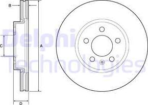 Delphi BG4965C - Jarrulevy inparts.fi