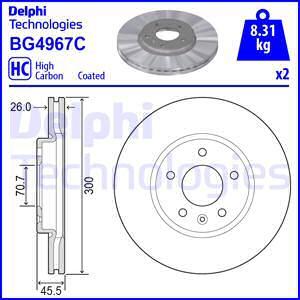 Delphi BG4967C-18B1 - Jarrulevy inparts.fi