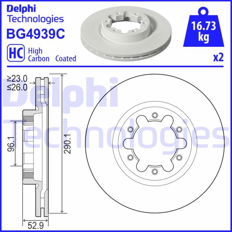 Delphi BG4939C - Jarrulevy inparts.fi