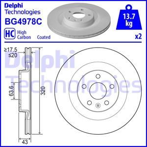 Delphi BG4978C - Jarrulevy inparts.fi