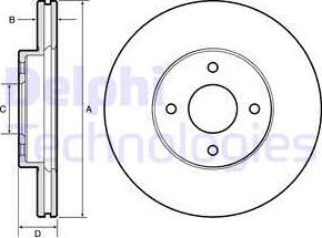 Delphi BG4454 - Jarrulevy inparts.fi