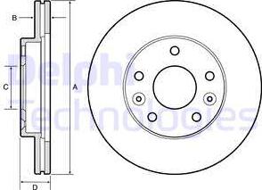 Delphi BG4455 - Jarrulevy inparts.fi