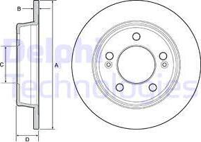 Delphi BG4559 - Jarrulevy inparts.fi