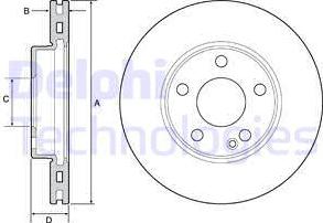 Delphi BG4554C-19B1 - Jarrulevy inparts.fi