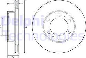 Delphi BG4557 - Jarrulevy inparts.fi