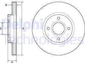 Delphi BG4569C - Jarrulevy inparts.fi